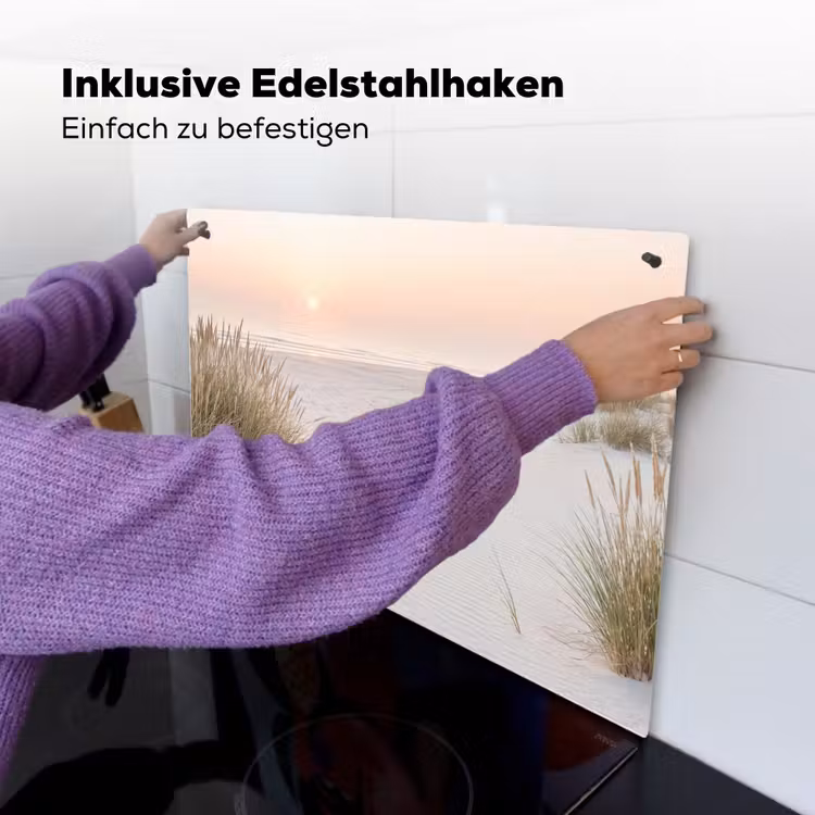 Horizon - Duinlandschap - Zand Inductie beschemer met haakjes klein -ky-ophangen-de