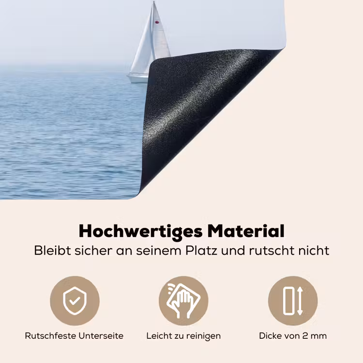Horizon - Zeilboot - Zee Inductie beschemer met haakjes klein -ky-onderkant-de