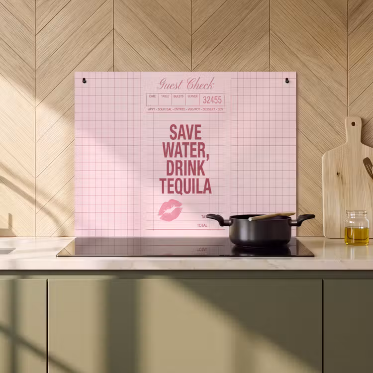 Humor - Drank - Tekst - Roze Inductie beschemer met haakjes klein -sfeer2
