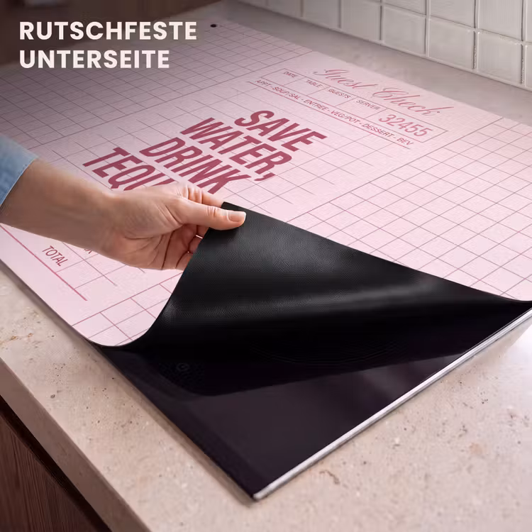 Humor - Drank - Tekst - Roze Inductie beschemer met haakjes klein -ky-onderkant-de
