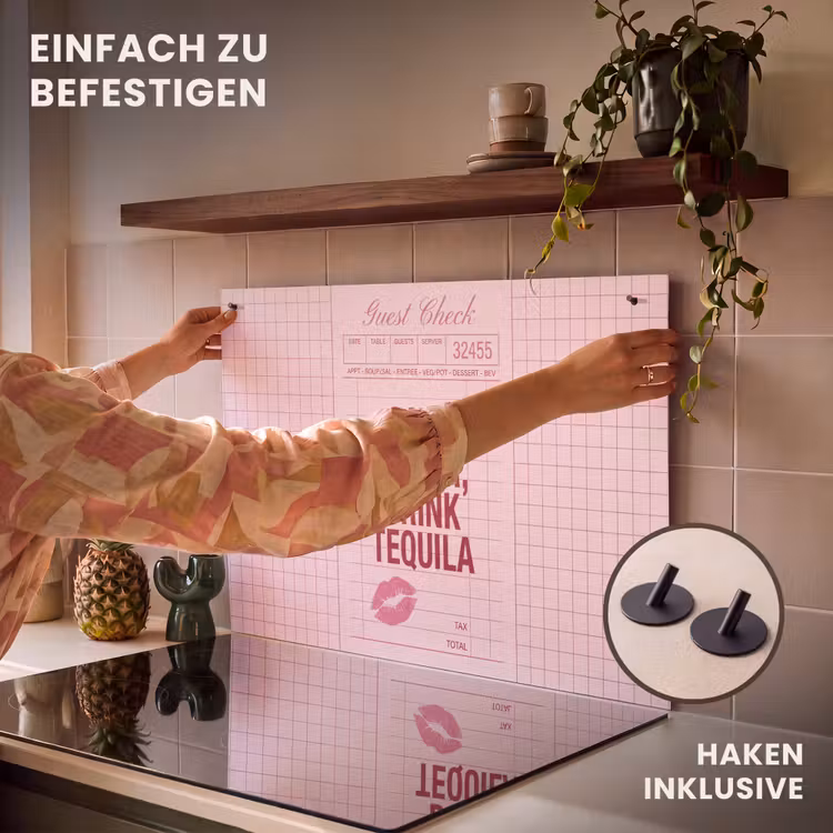 Humor - Drank - Tekst - Roze Inductie beschemer met haakjes klein -ky-ophangen-de