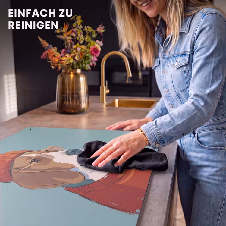 Hond - Beanie - Zonnebril - Dieren - Modern Inductie beschemer met haakjes klein -ky-schoon-de