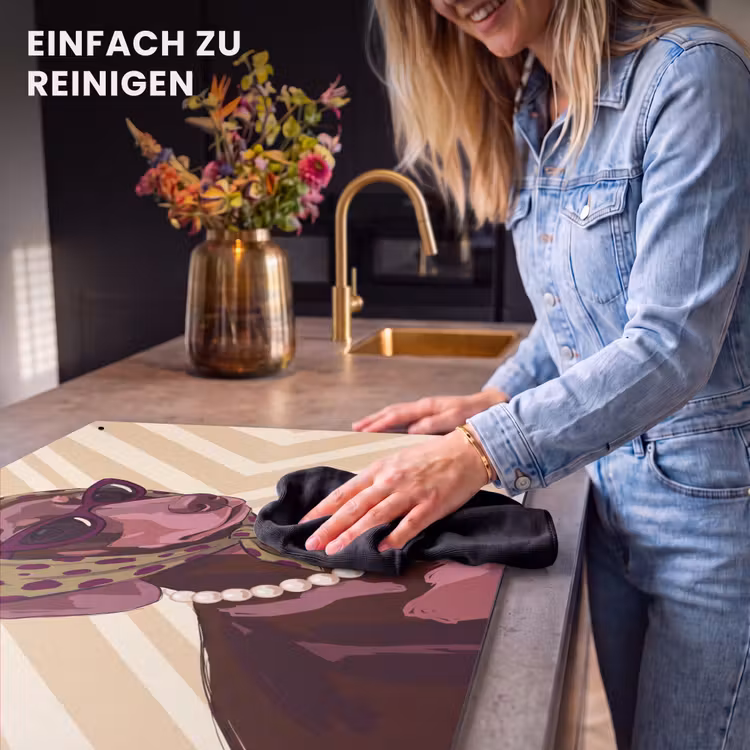 Hond - Zonnebril - Hoofddoek - Dieren - Modern Inductie beschemer met haakjes klein -ky-schoon-de