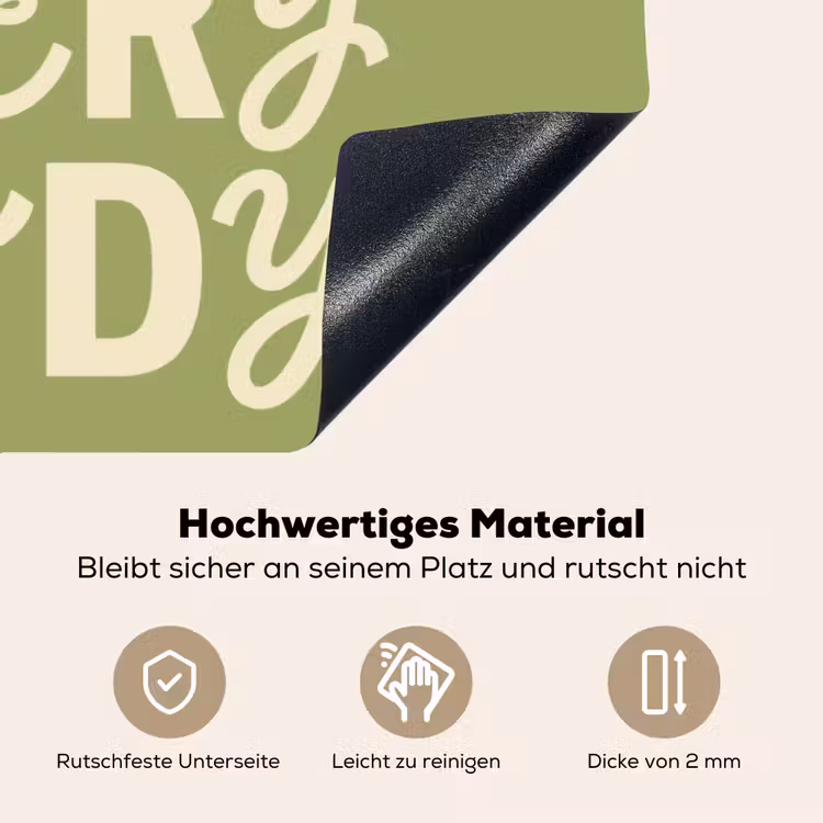 I hate everybody - Groen - Retro Inductie beschemer met haakjes klein -ky-onderkant-de