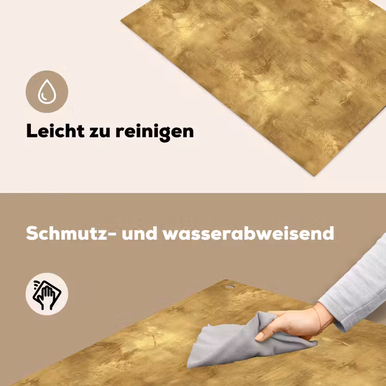 Industrieel - Textuur - Goud Inductie beschemer met haakjes klein 777 -ky-schoon-de