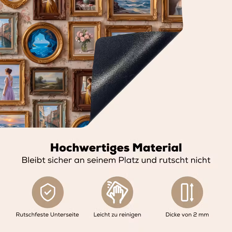 Interieur - Kunst - Collectie - Klassiek - Goud Inductie beschemer met haakjes klein -ky-onderkant-de