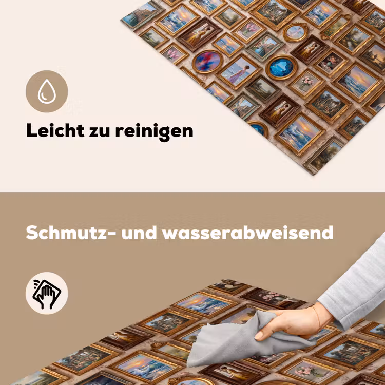 Interieur - Kunst - Collectie - Klassiek - Goud Inductie beschemer met haakjes klein -ky-schoon-de