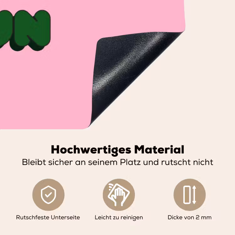 Yes fun - Groen - Roze Inductie beschemer met haakjes klein -ky-onderkant-de