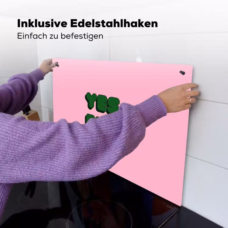 Yes fun - Groen - Roze Inductie beschemer met haakjes klein -ky-ophangen-de