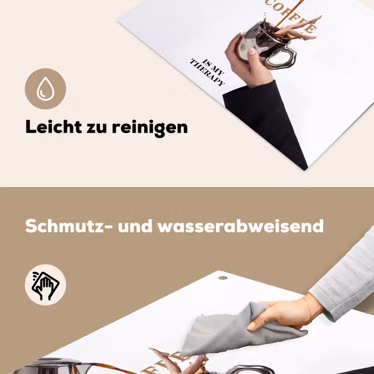 Koffie - Mok - Kan - Therapie Inductie beschemer met haakjes klein -ky-schoon-de