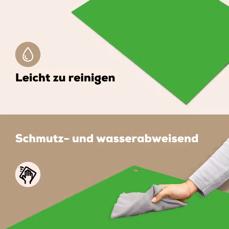 Kelly - Green - Groen Inductie beschemer met haakjes klein 777 -ky-schoon-de