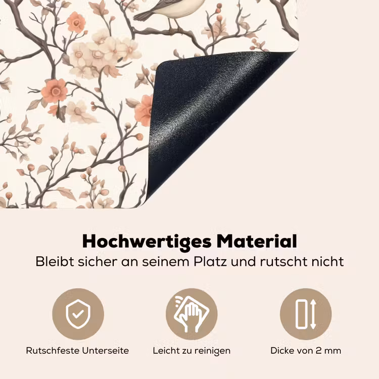 Kersenbloesem - Mus - Roze Inductie beschemer met haakjes klein 777 -ky-onderkant-de