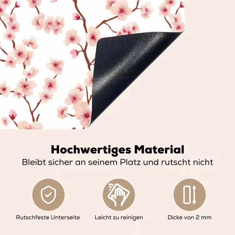 Kersenbloesem - Takken - Roze Inductie beschemer met haakjes klein 777 -ky-onderkant-de