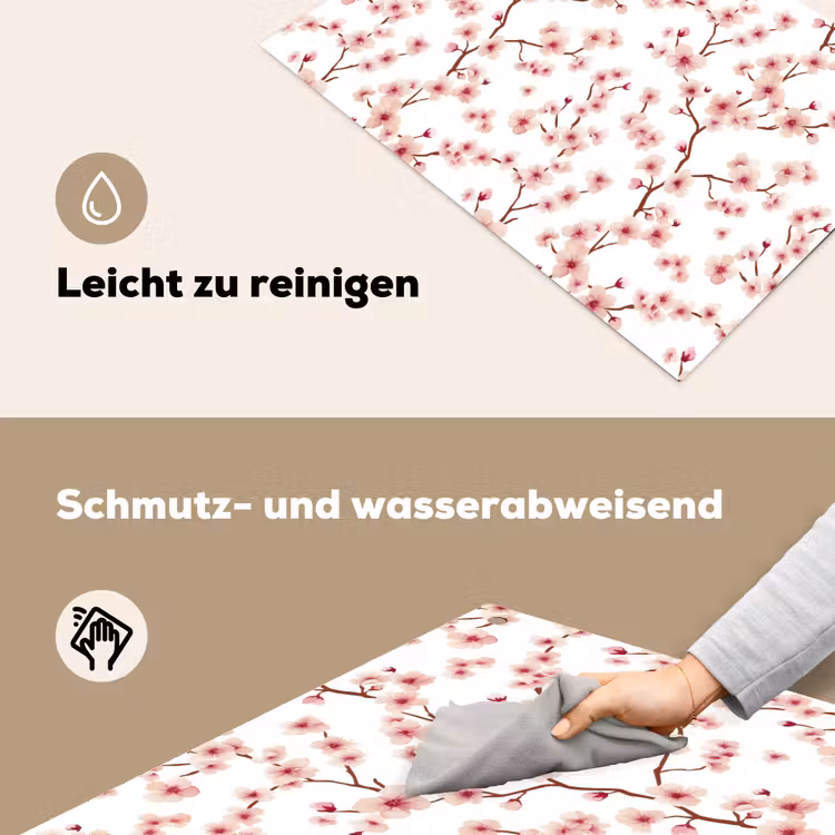 Kersenbloesem - Takken - Roze Inductie beschemer met haakjes klein 777 -ky-schoon-de