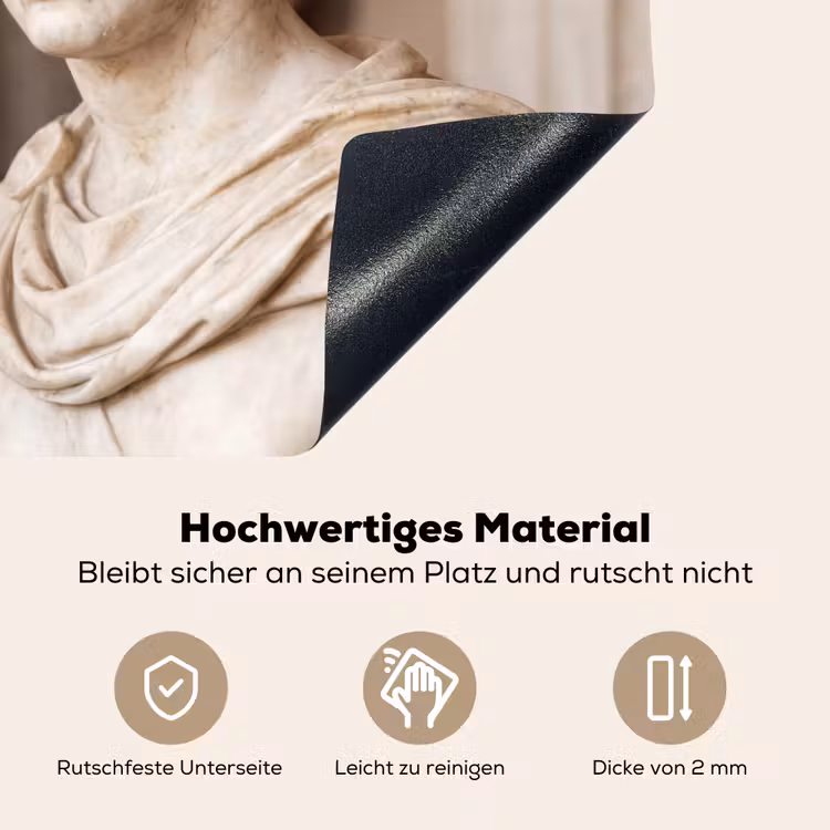 Klassiek - Marmer - Wijn Inductie beschemer met haakjes klein -ky-onderkant-de