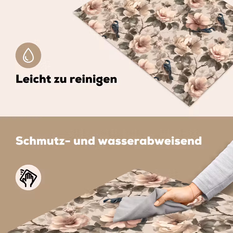 Klassiek - Vogels - Kleurrijk Inductie beschemer met haakjes klein 777 -ky-schoon-de