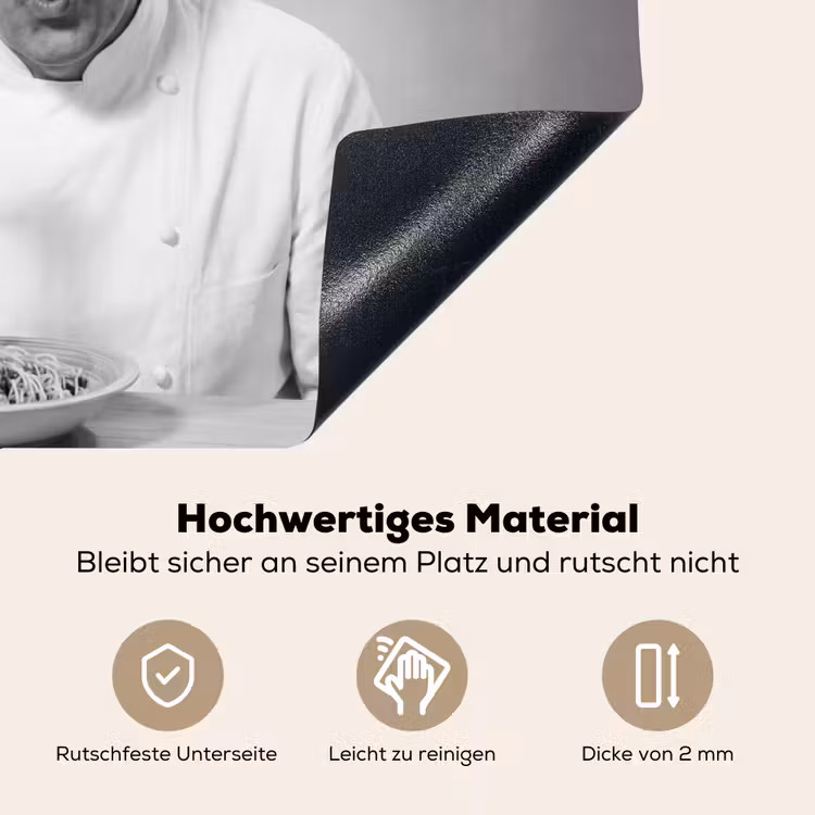 Chef - Spaghetti - Pasta Inductie beschemer met haakjes klein -ky-onderkant-de