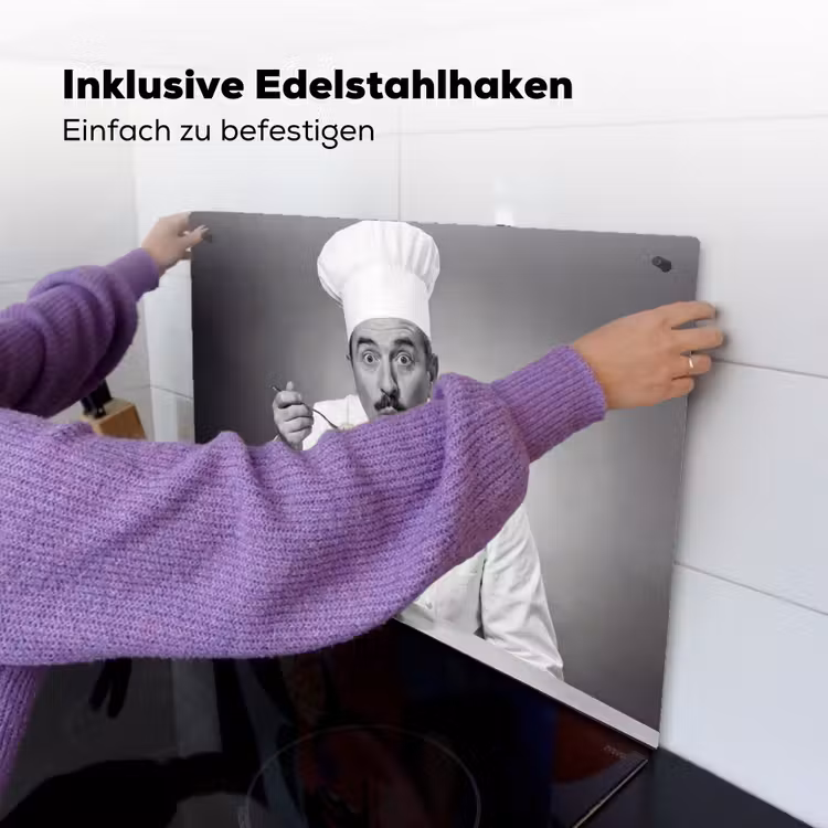 Chef - Spaghetti - Pasta Inductie beschemer met haakjes klein -ky-ophangen-de