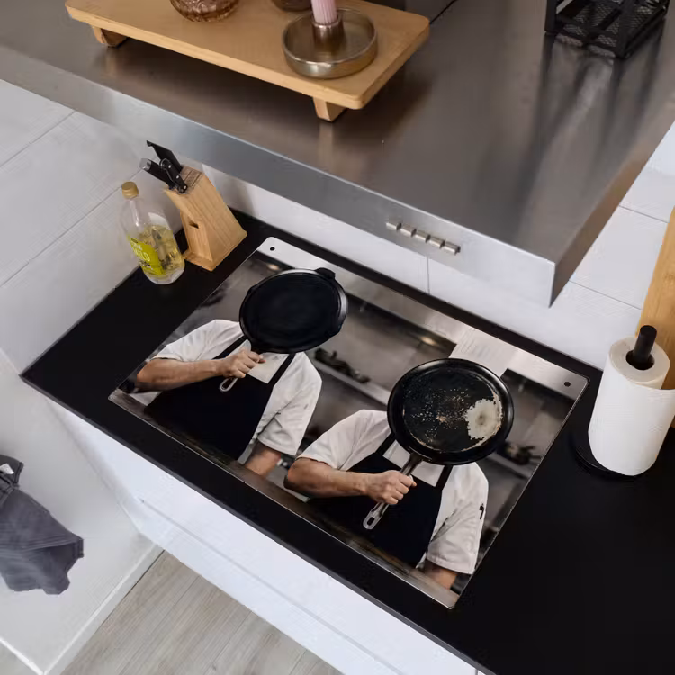 Koks - Koekenpannen - Keuken Inductie beschemer met haakjes klein -sfeer1