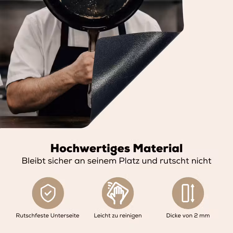 Koks - Koekenpannen - Keuken Inductie beschemer met haakjes klein -ky-onderkant-de
