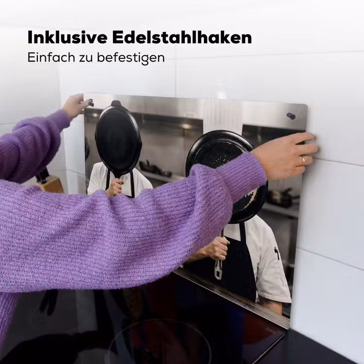 Koks - Koekenpannen - Keuken Inductie beschemer met haakjes klein -ky-ophangen-de