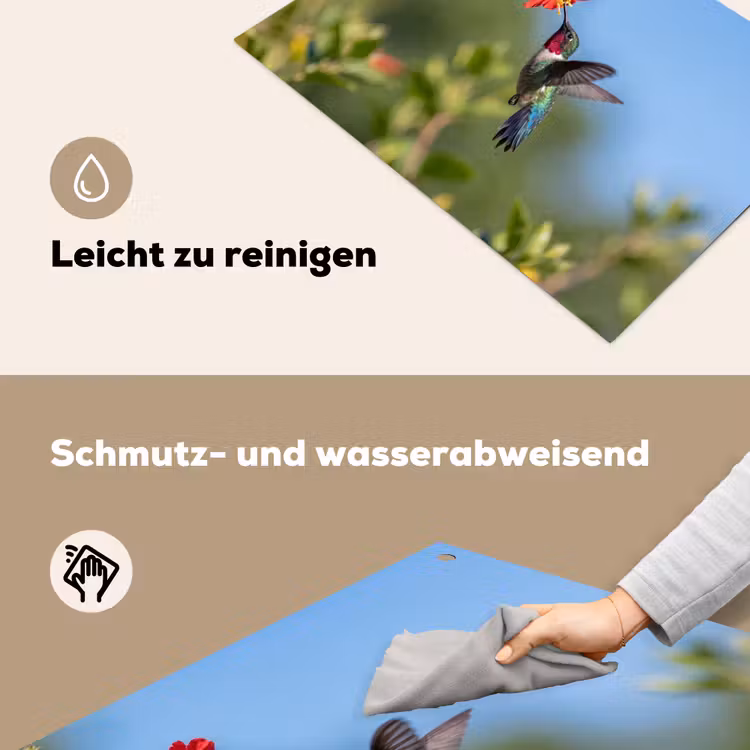 Kolibrie - Bloem - Natuur - Groen Inductie beschemer met haakjes klein -ky-schoon-de