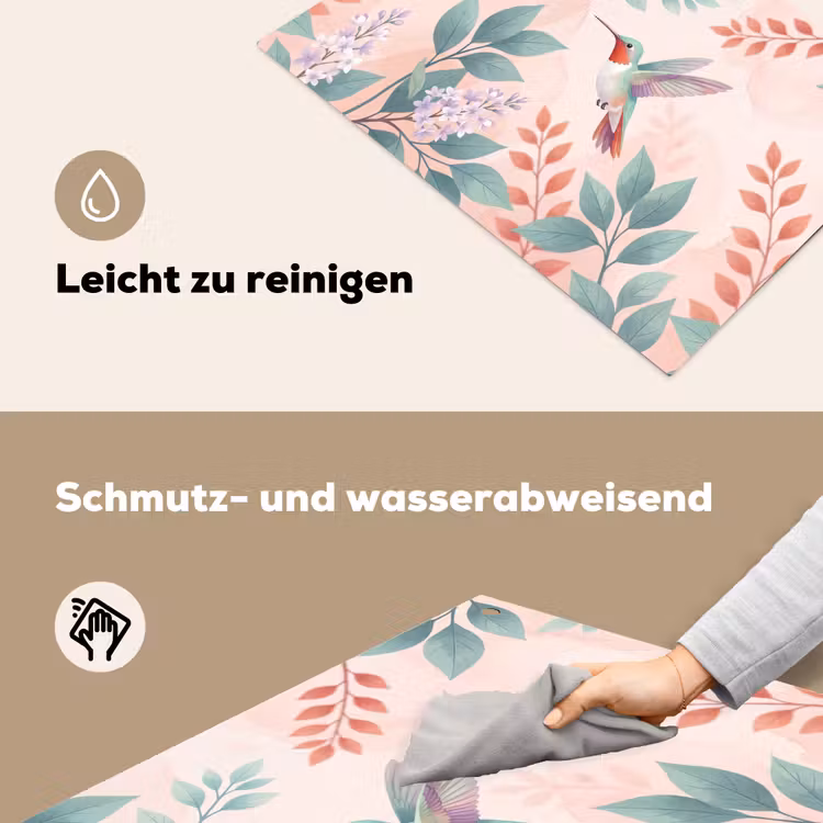 Kolibrie - Vliegen - Natuur - Illustratie - Kleurrijk Inductie beschemer met haakjes klein -ky-schoon-de