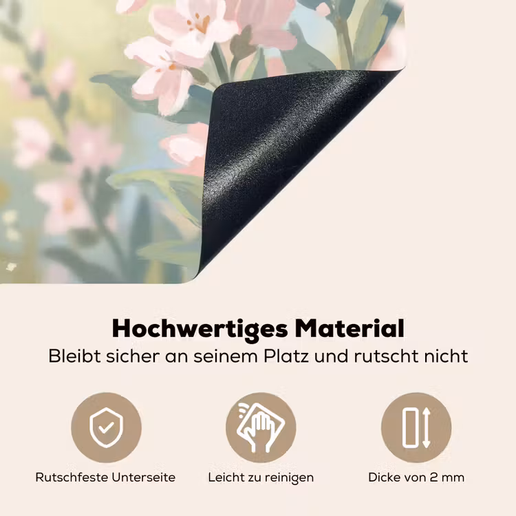 Kolibrie - Illustratie - Kleurrijk Inductie beschemer met haakjes klein -ky-onderkant-de