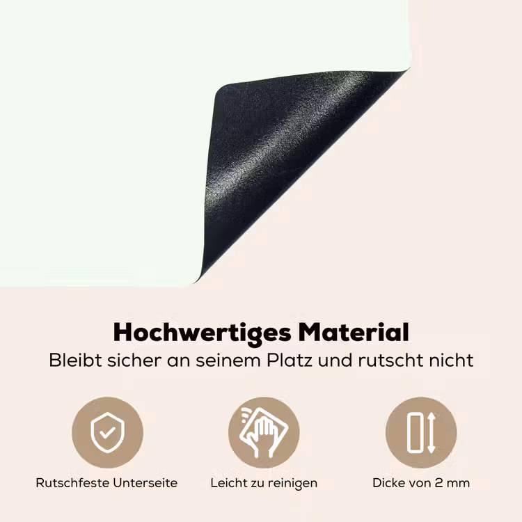 Focus on the good - Beige - Roze Inductie beschemer met haakjes klein -ky-onderkant-de