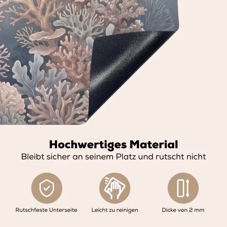 Koraal - Zeeleven - Onderwater - Illustratie - Natuur Inductie beschemer met haakjes klein -ky-onderkant-de