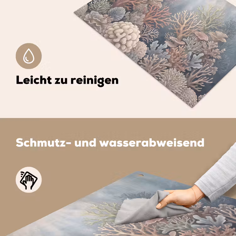 Koraal - Zeeleven - Onderwater - Illustratie - Natuur Inductie beschemer met haakjes klein -ky-schoon-de