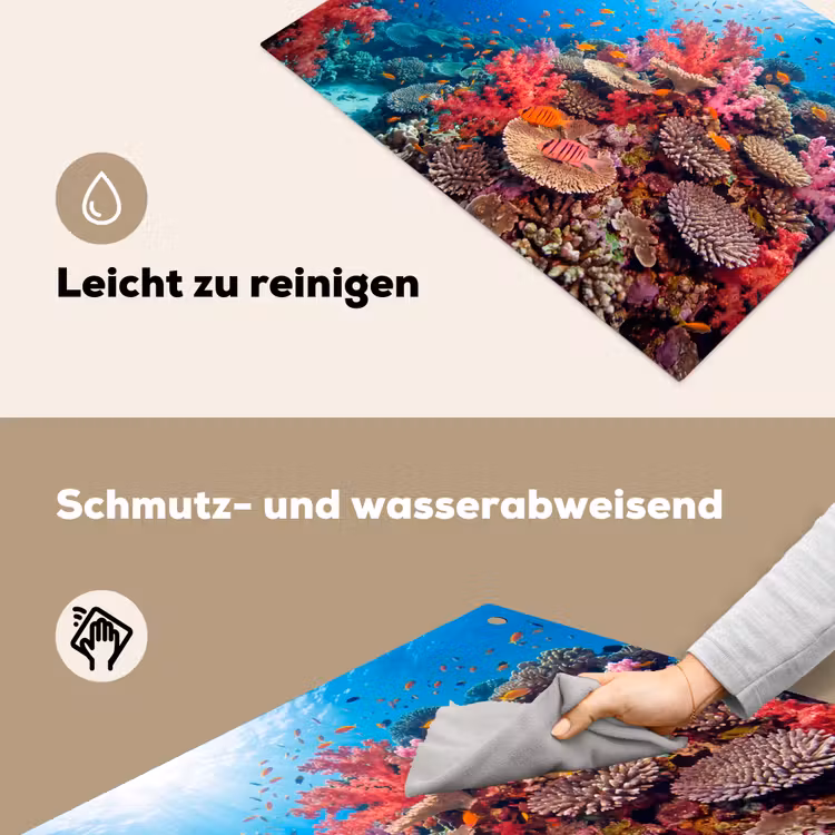 Koraalrif - Vissen - Onderwater - Tropisch - Rood Inductie beschemer met haakjes klein -ky-schoon-de