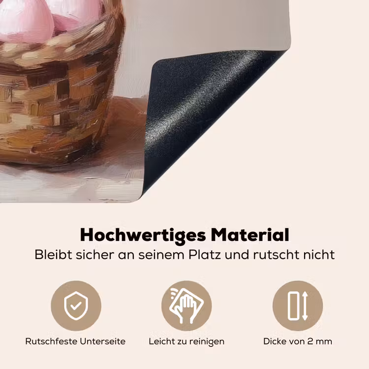 Mand - Eieren - Roze Inductie beschemer met haakjes klein -ky-onderkant-de