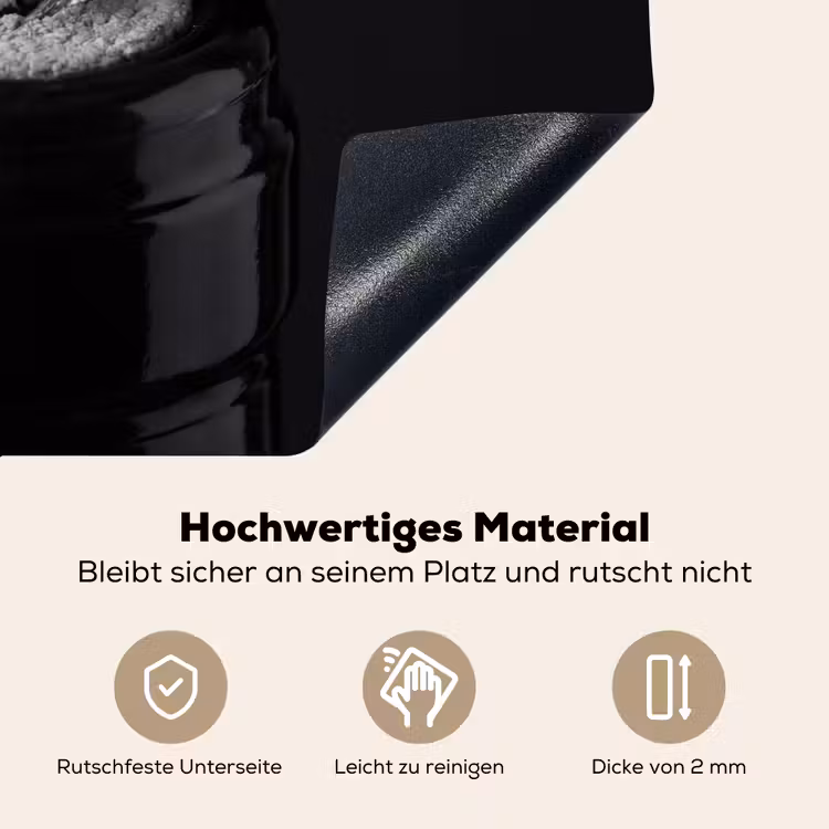 Kurkentrekker - Wijn - Zwart - Wit Inductie beschemer met haakjes klein -ky-onderkant-de