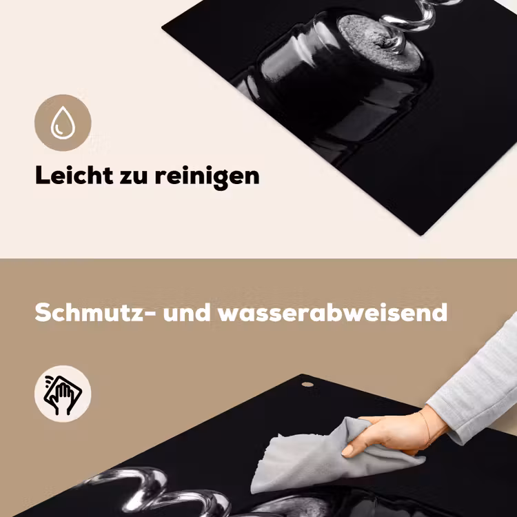 Kurkentrekker - Wijn - Zwart - Wit Inductie beschemer met haakjes klein -ky-schoon-de