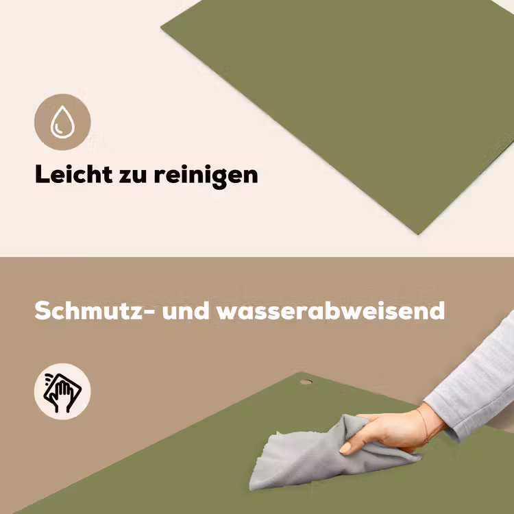 Herbal - Matcha - Groen Inductie beschemer met haakjes klein 777 -ky-schoon-de