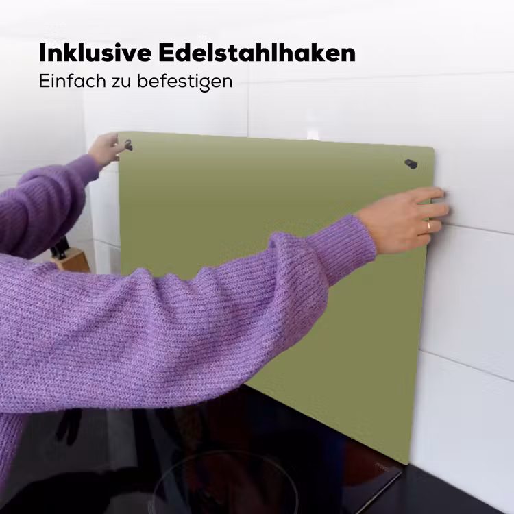 Herbal - Matcha - Groen Inductie beschemer met haakjes klein 777 -ky-ophangen-de
