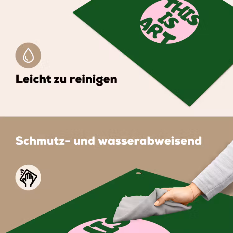 Cirkel - Roze - Tekst - Art Inductie beschemer met haakjes klein -ky-schoon-de