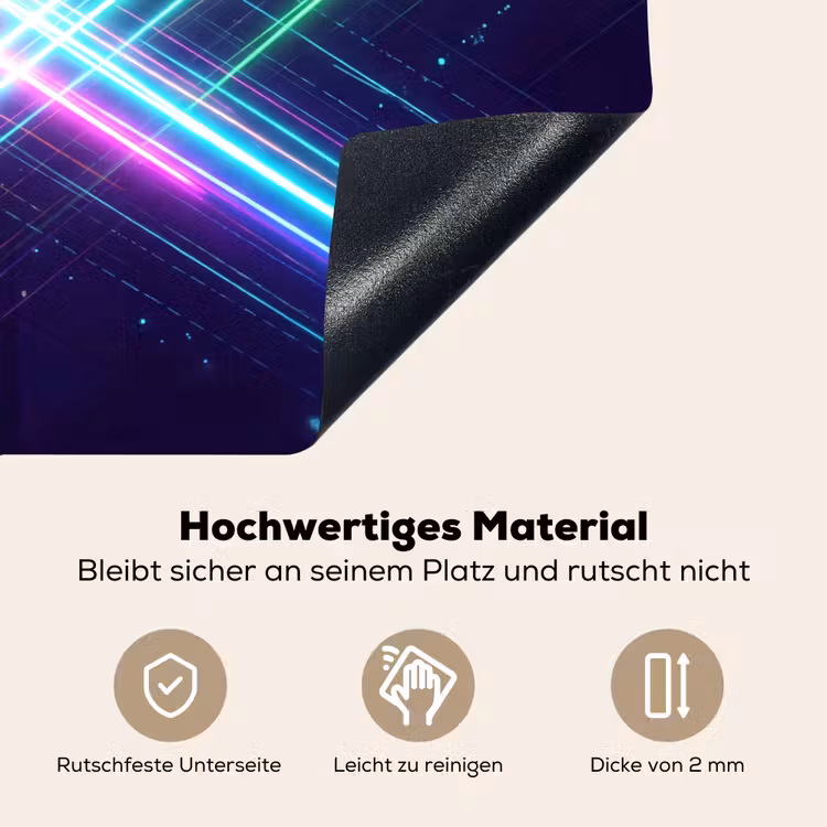 Kruisen - Lasterstralen - Neon Inductie beschemer met haakjes klein -ky-onderkant-de