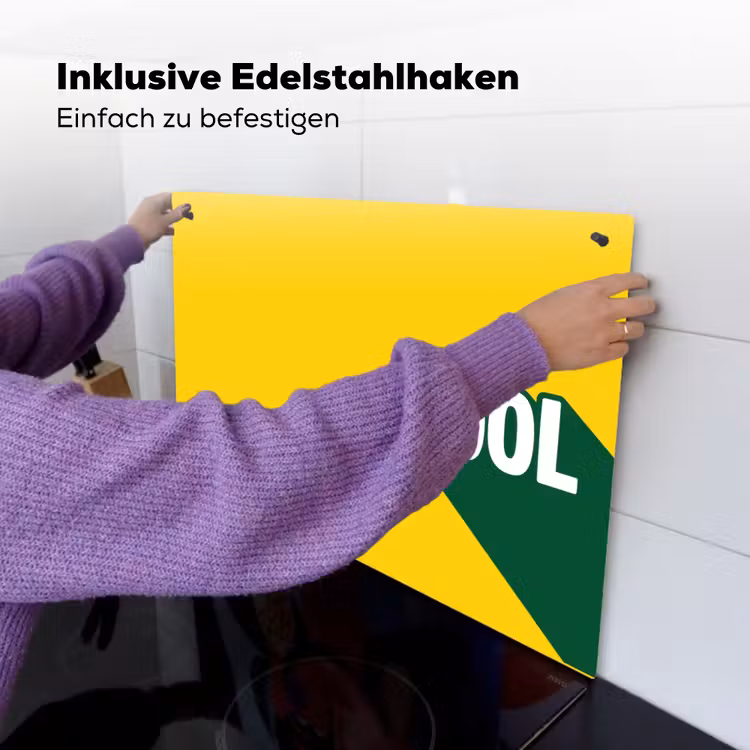 Cool - Geel - Groen Inductie beschemer met haakjes klein -ky-ophangen-de