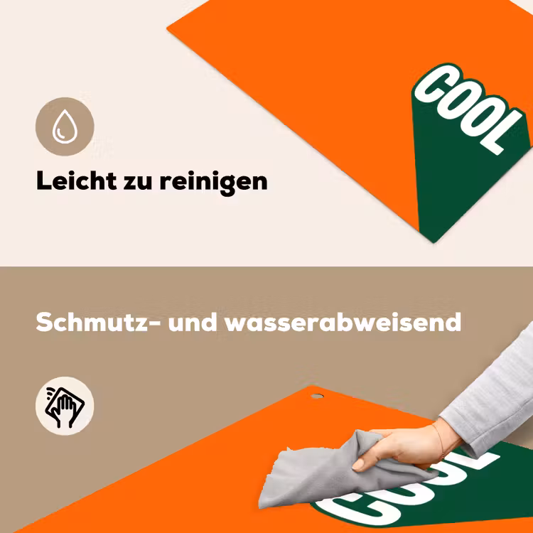 Cool - Oranje - Groen Inductie beschemer met haakjes klein -ky-schoon-de