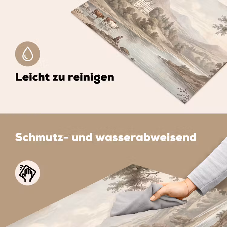 Landhuis - Rivier - Vee Inductie beschemer met haakjes klein -ky-schoon-de