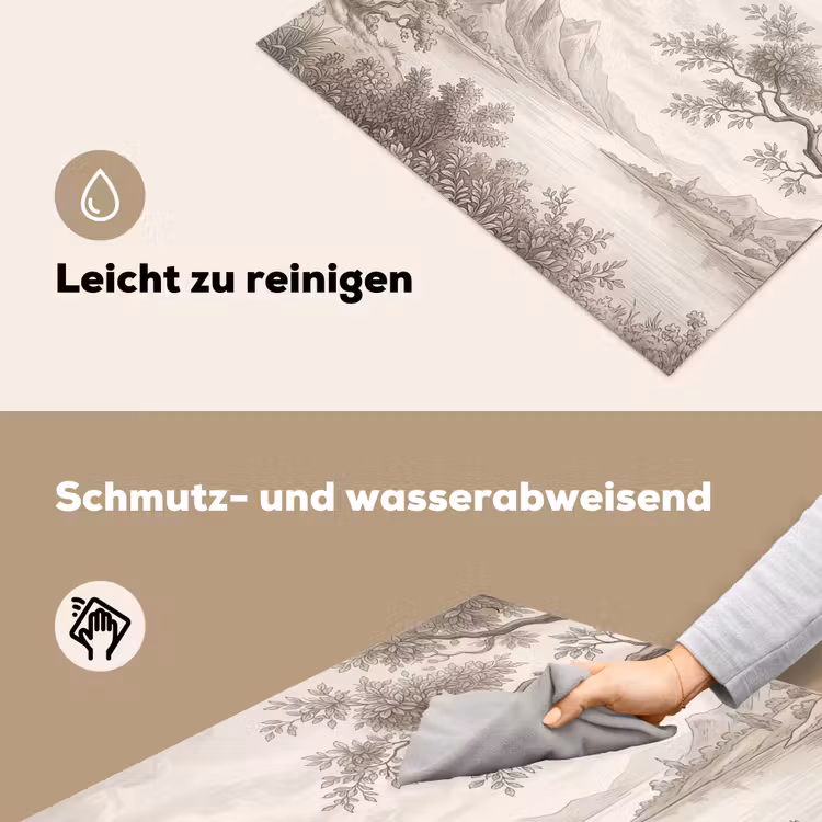 Landschap - Bergen - Meer - Natuur Inductie beschemer met haakjes klein -ky-schoon-de