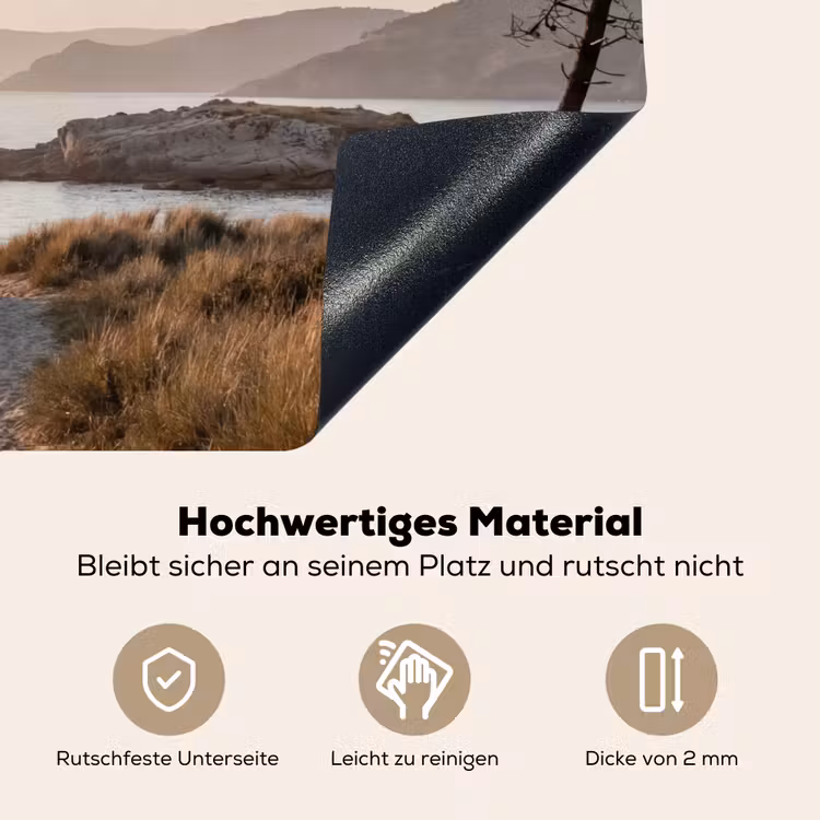 Landschap - Kust - Duinen Inductie beschemer met haakjes klein -ky-onderkant-de