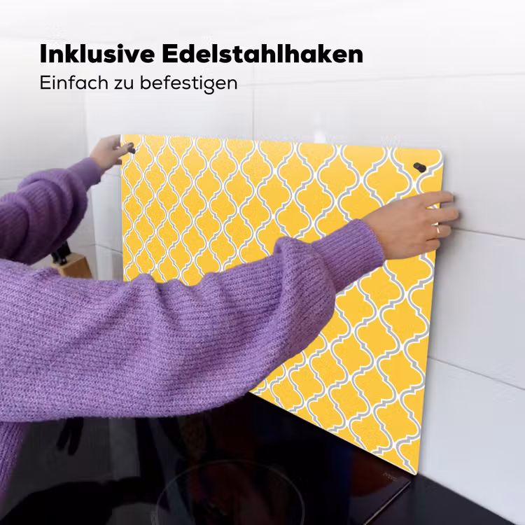 Lantaarn - Arabesk - Elegant - Geel Inductie beschemer met haakjes klein 777 -ky-ophangen-de