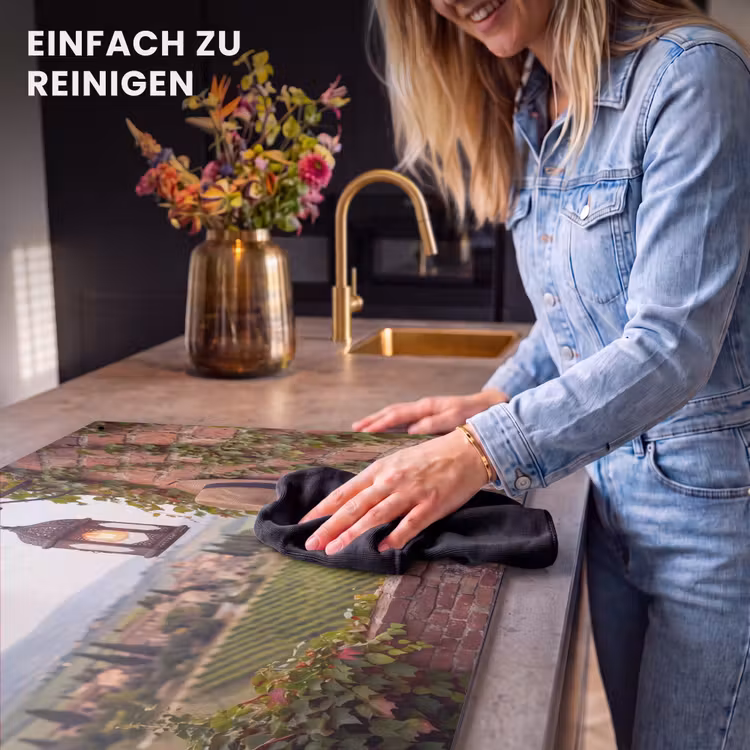Lantaarn - Wijngaard - Landschap - Italiaans Inductie beschemer met haakjes klein -ky-schoon-de
