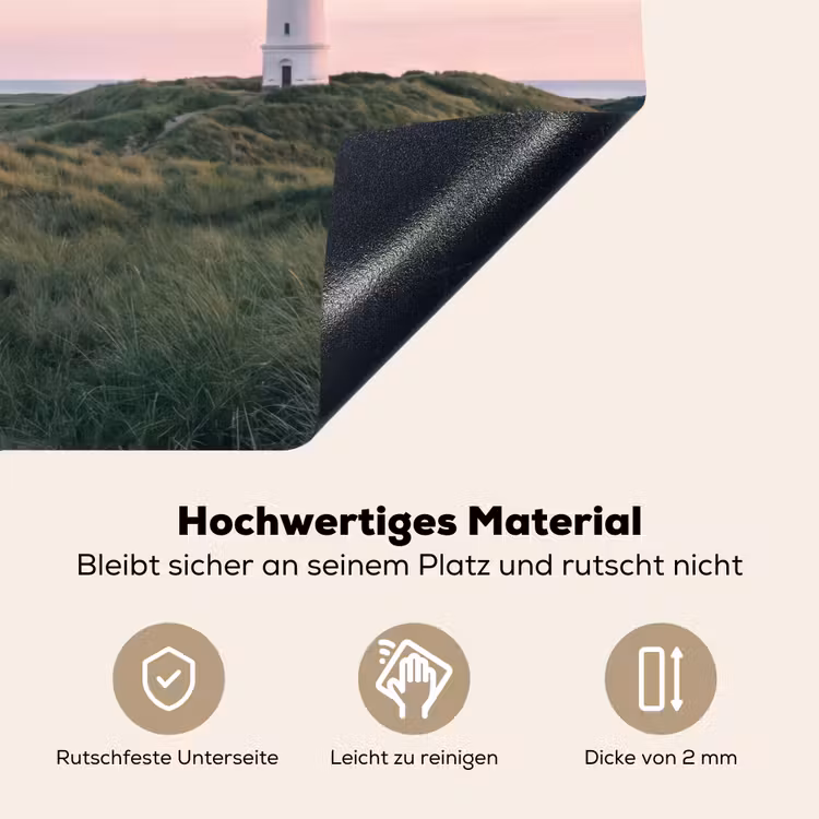 Vuurtoren - Duinlandschap - Zee Inductie beschemer met haakjes klein -ky-onderkant-de
