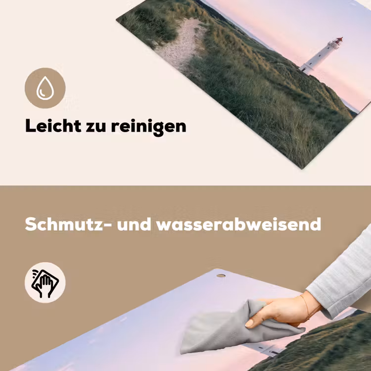 Vuurtoren - Duinlandschap - Zee Inductie beschemer met haakjes klein -ky-schoon-de