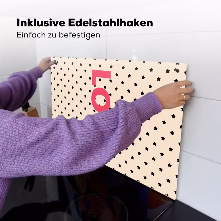 Love - Stippen - Roze Inductie beschemer met haakjes klein -ky-ophangen-de