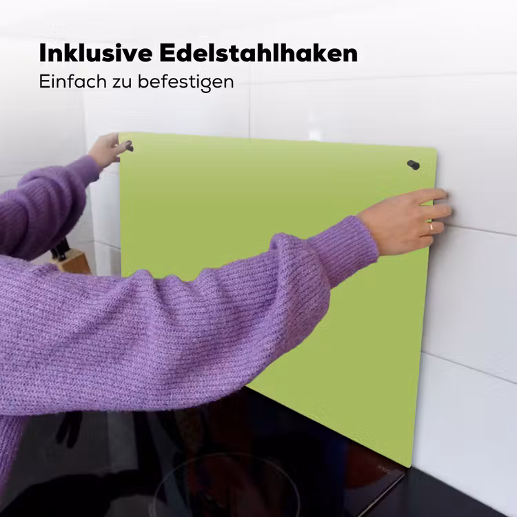 Lime - Glow - Groen Inductie beschemer met haakjes klein 777 -ky-ophangen-de